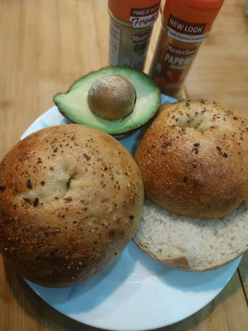 Sourdough Bagels - Onion Bagels (4 bagels per set)