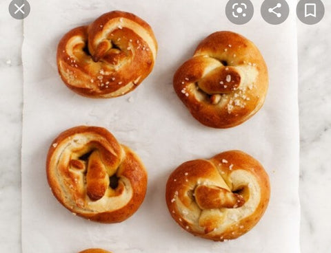 Soft Vegen pretzel (4 pcs) .