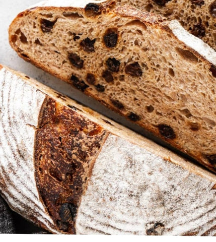 Cinnamon Raisin Sourdough bread.